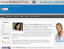 Tablet Screenshot of gracemedicaloftroy.com